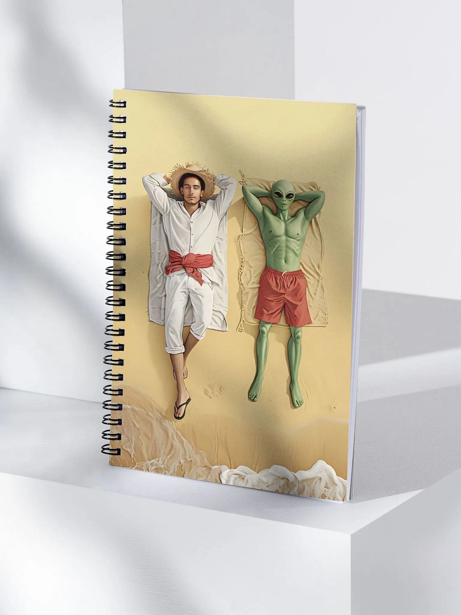 Libreta Jíbaro y Alien en la Playa product image (4)