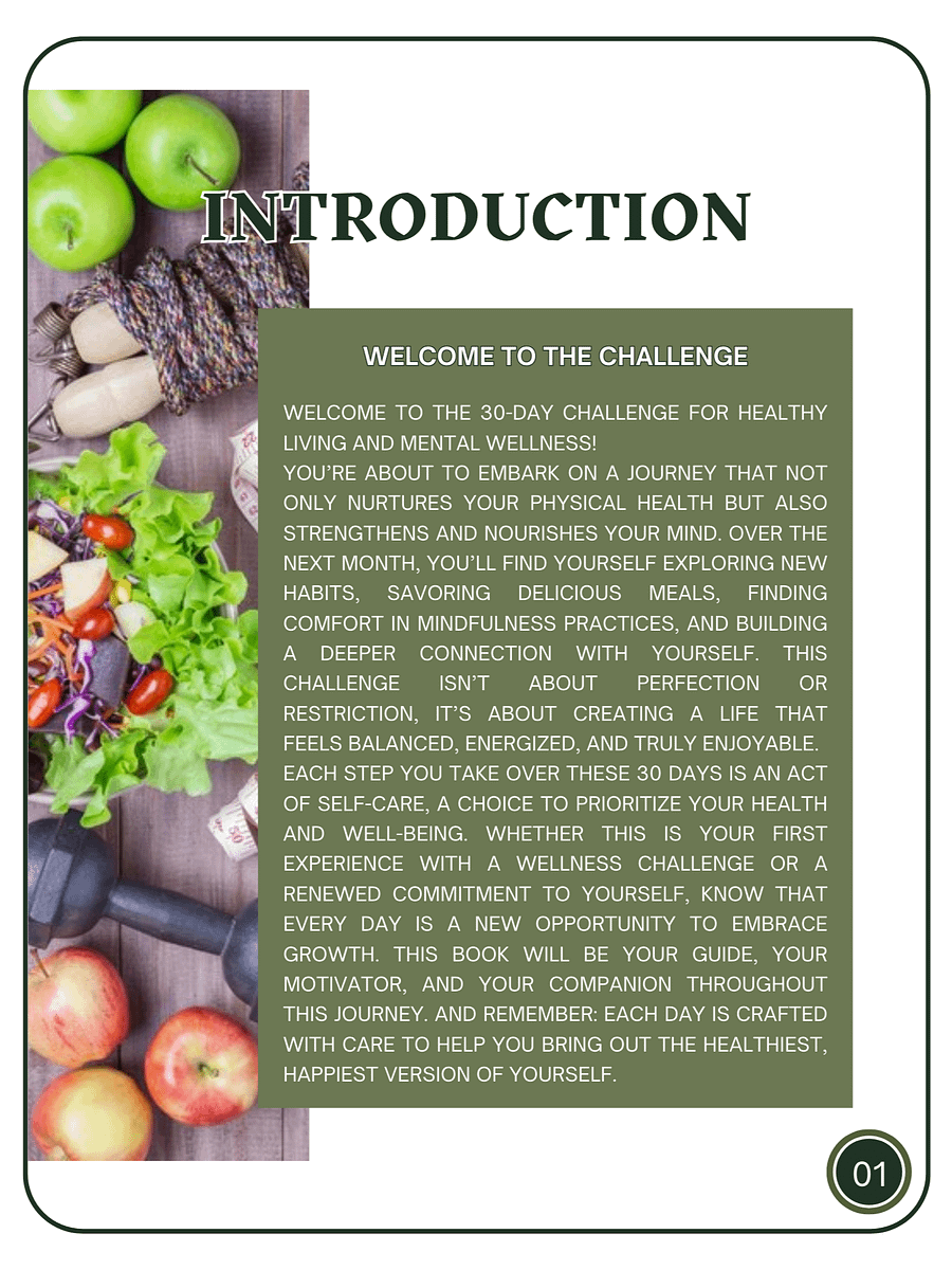 30-Day Challenge for Healthy Living and Mental Wellness product image (3)