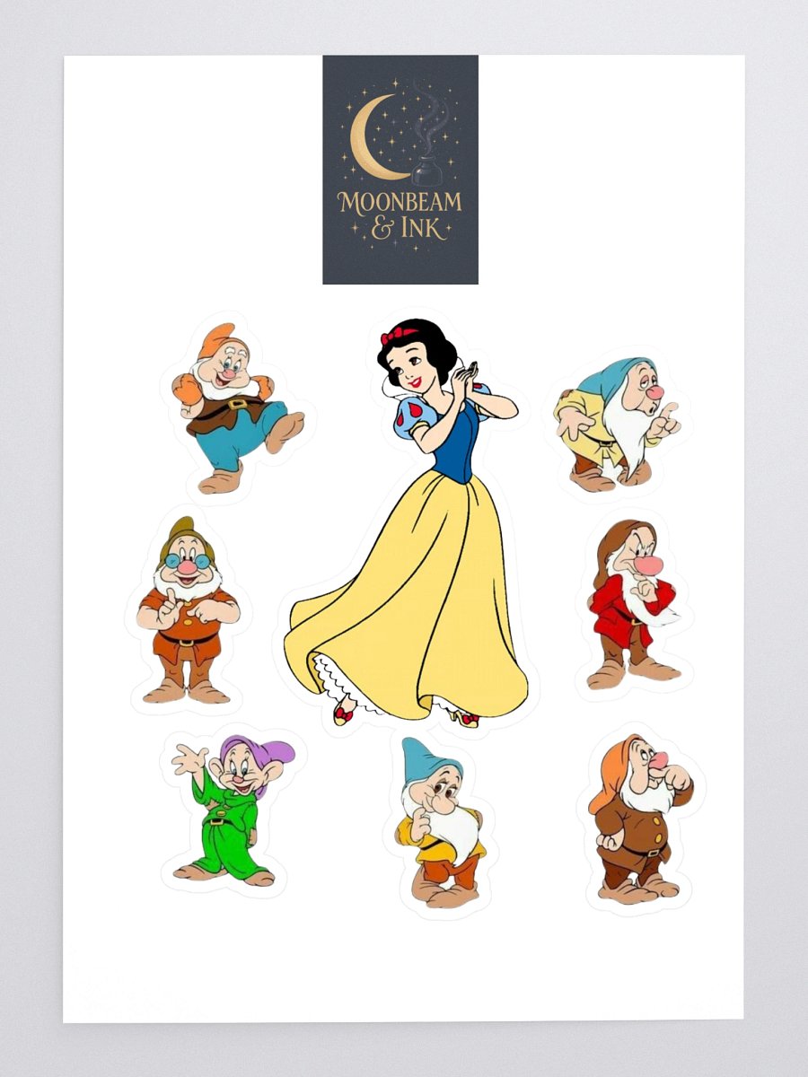 Snow White Cut Sticker Sheet product image (3)