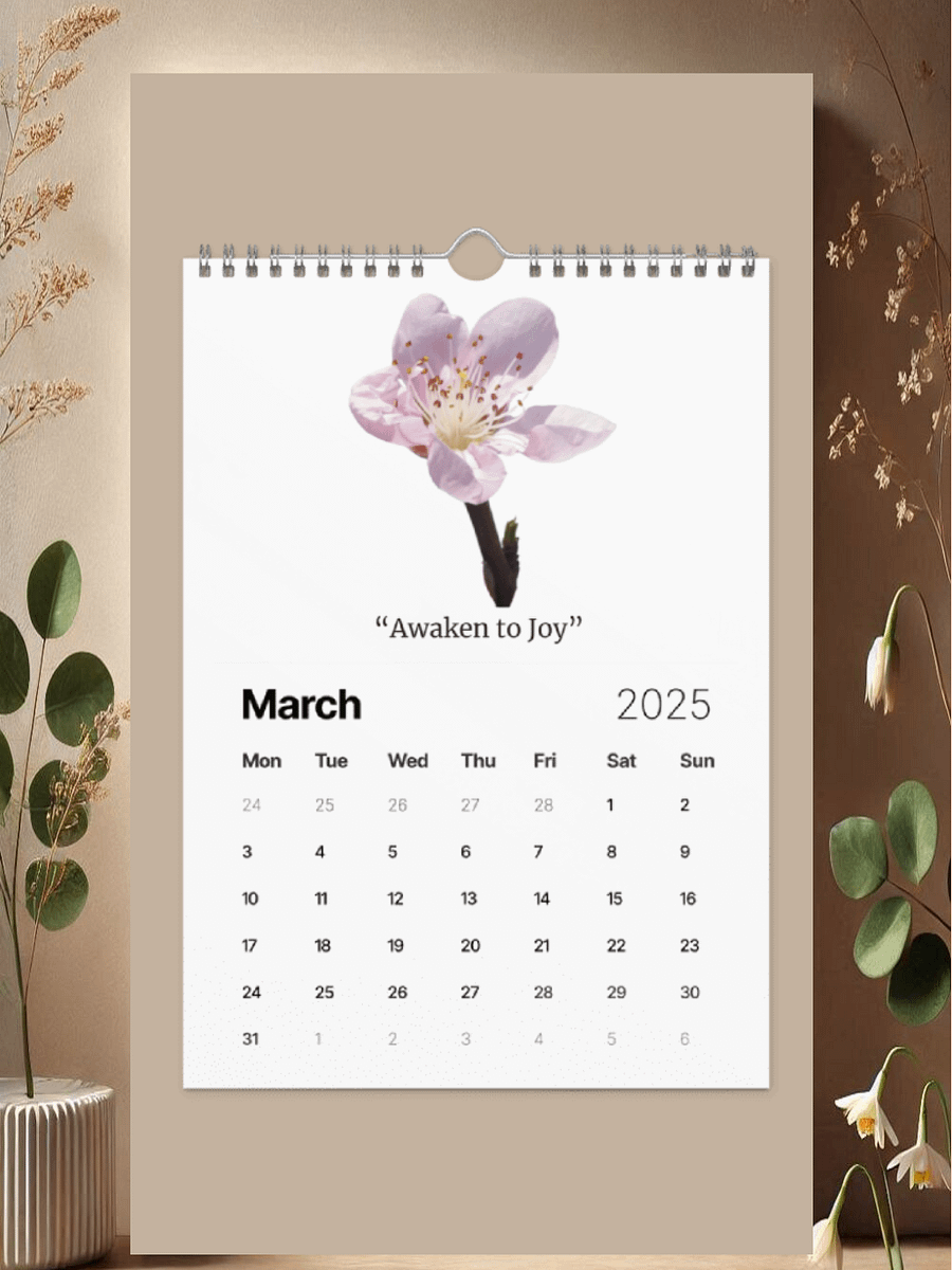 2025 Wildflower Wall Calendar product image (3)