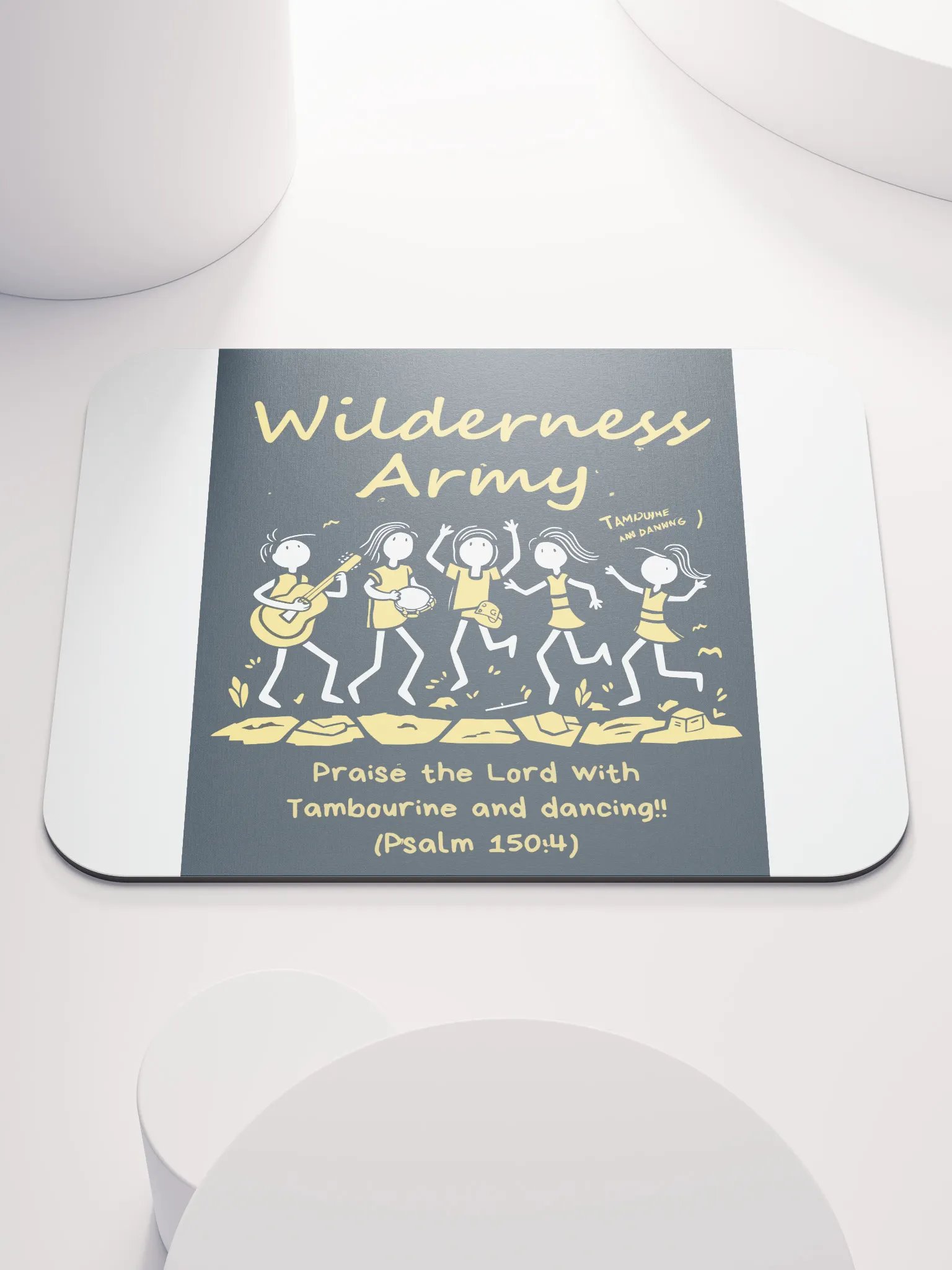 Wilderness Army Tambourine Dance Mouse Pad product image (1)