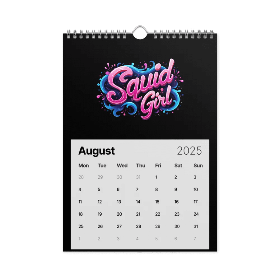 Squid Girl - Wall Calendar (2025) product image (4)