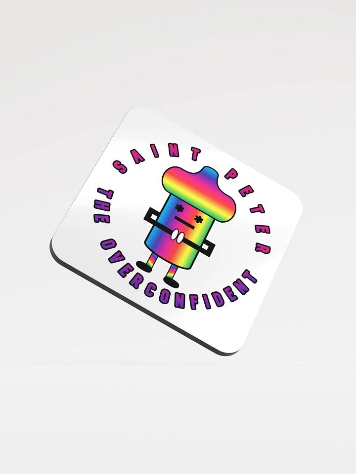 Saint Peter Glossed Cork Coaster product image (1)