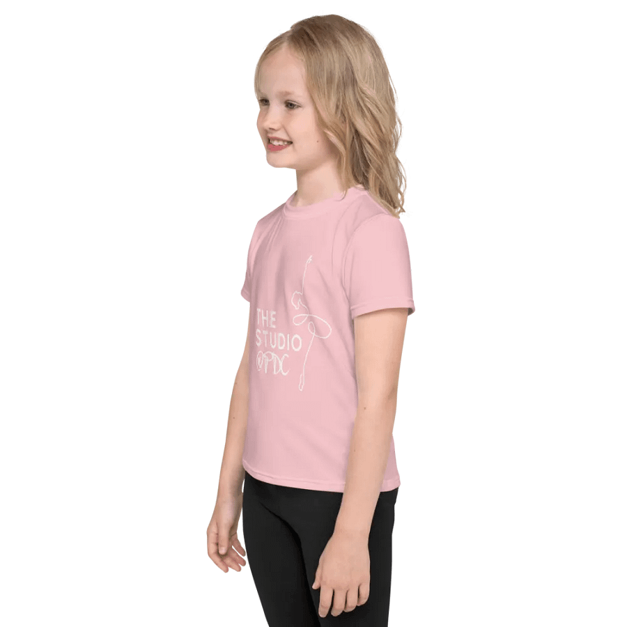 Kids T-Shirt | Light Pink with White Logo product image (2)