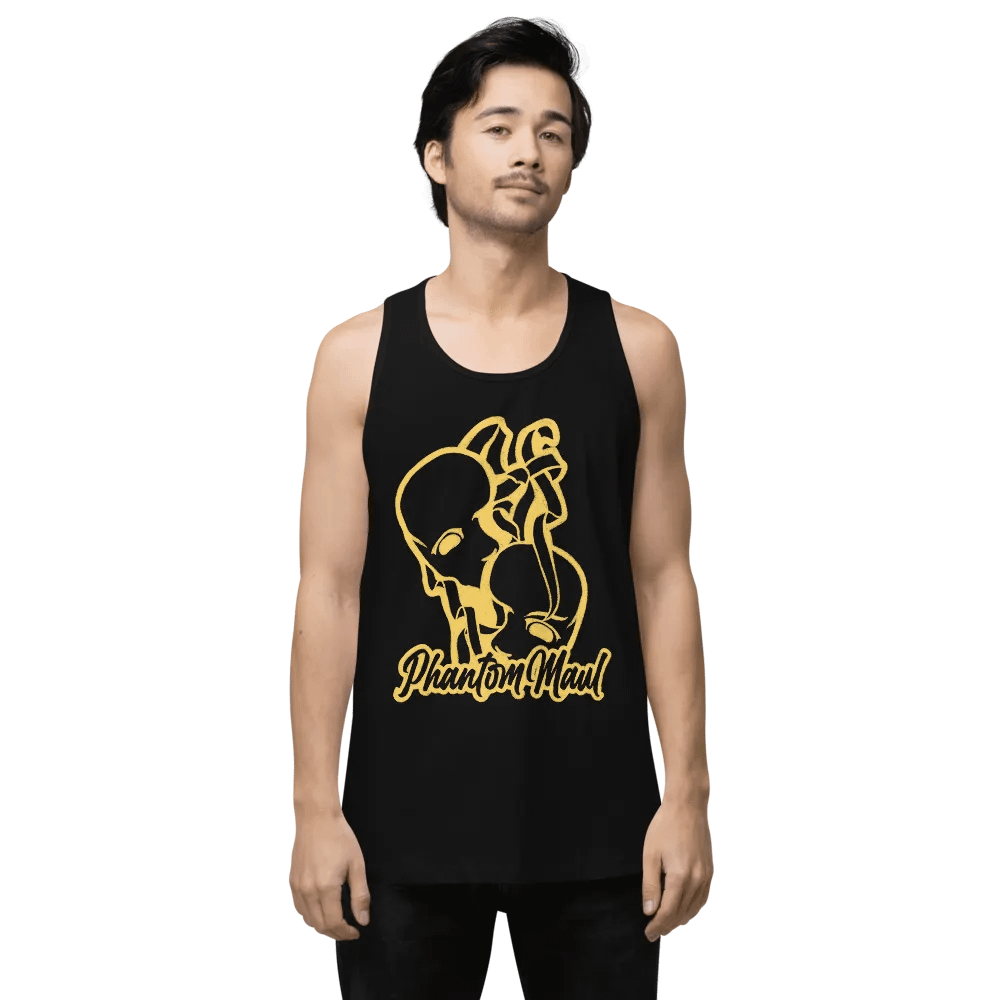 Yellow Big Logo Men's Tank Top product image (15)