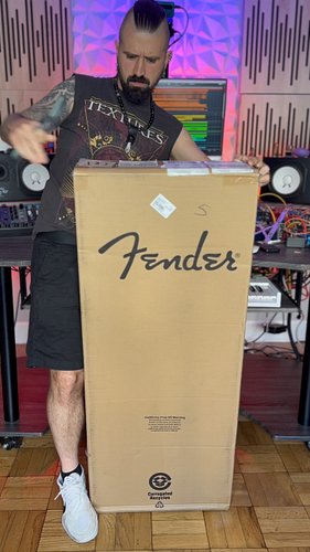 New toy day 🎁 Unboxing the brand new Fender Telecaster American Ultra II. A classic reimagined.

Huge thanks to @fender for t...
