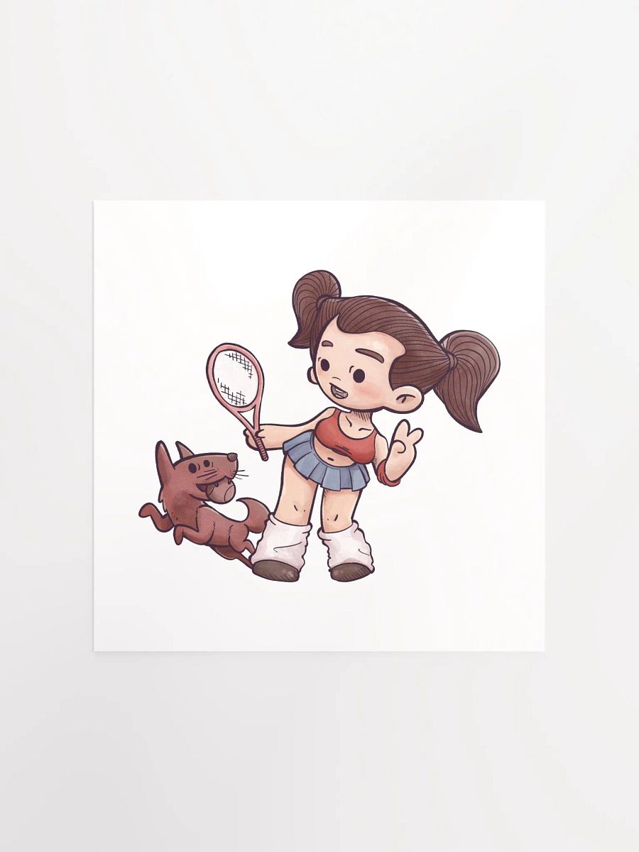 She & Her Pet | Enhanced Matte Paper Poster product image (1)