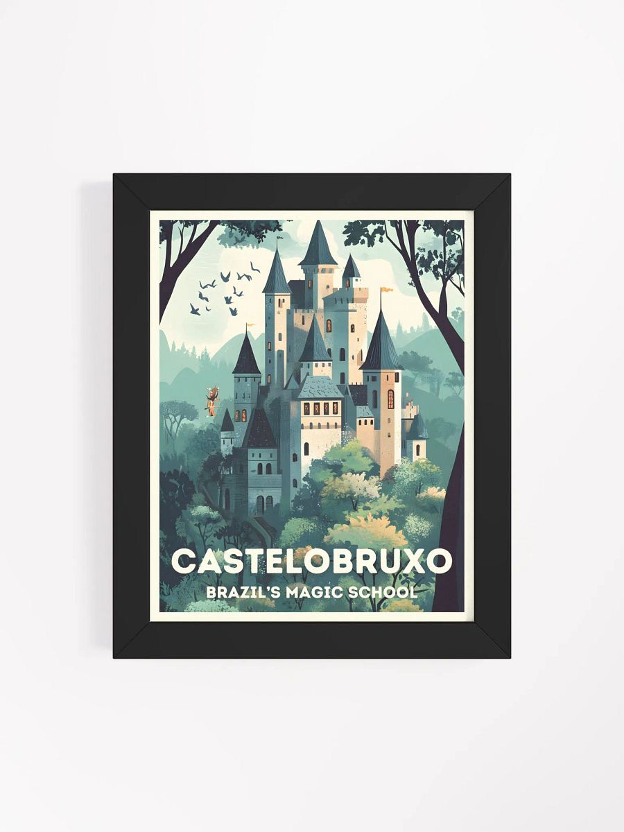 Castelobruxo Magical School Vintage Travel Poster product image (4)