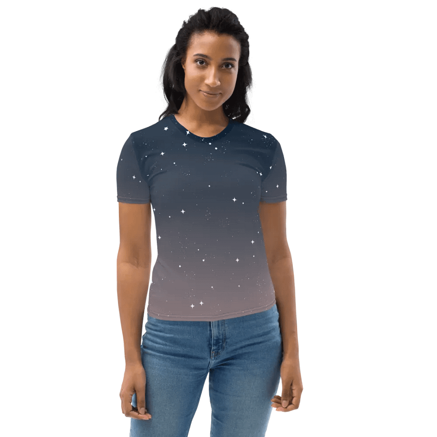 Starry Sky Dusk Women's T-Shirt product image (10)