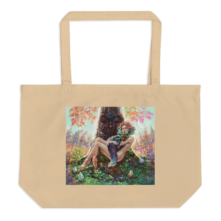 Girl and the Magicfox fantasy art product image (2)