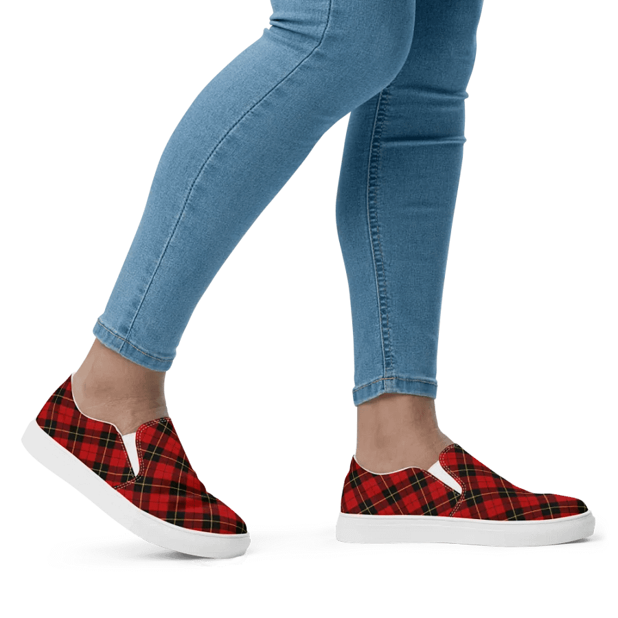Wallace Tartan Women's Slip-On Shoes product image (7)