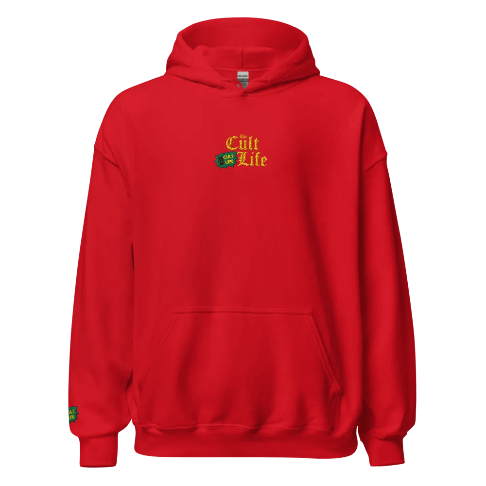 RED HOODIE YELLOW MASK product image (1)