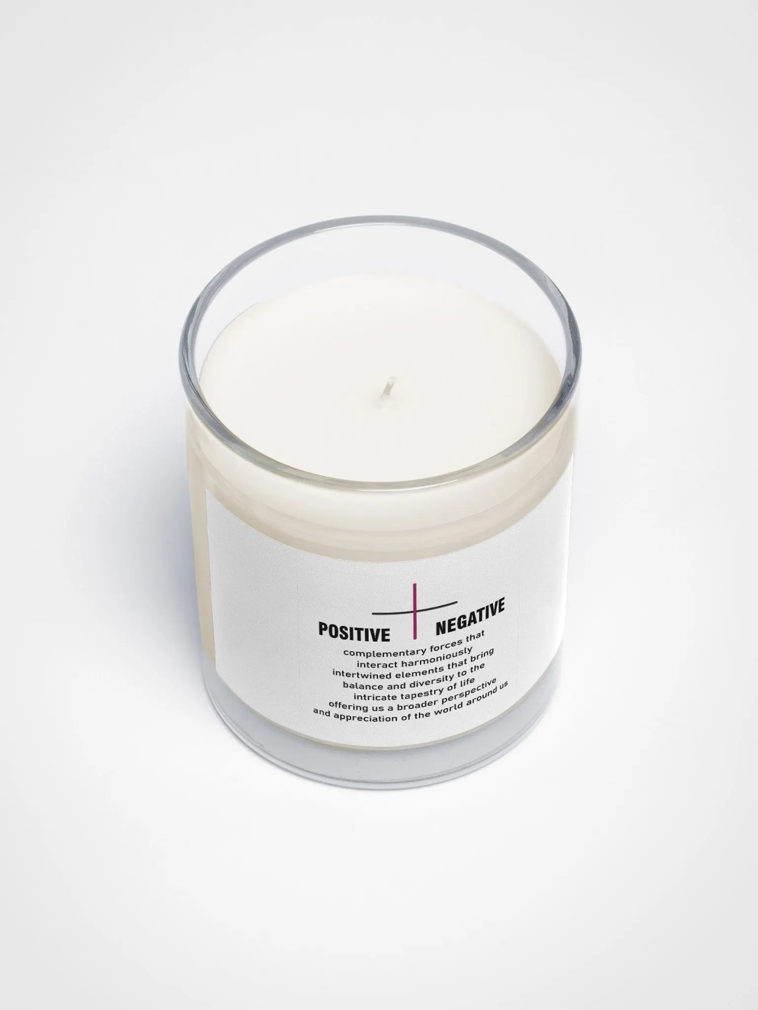 Positive and negative Candle product image (3)
