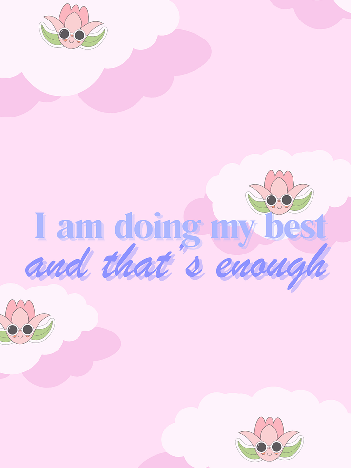 affirmation wallpaper (clouds) product image (1)