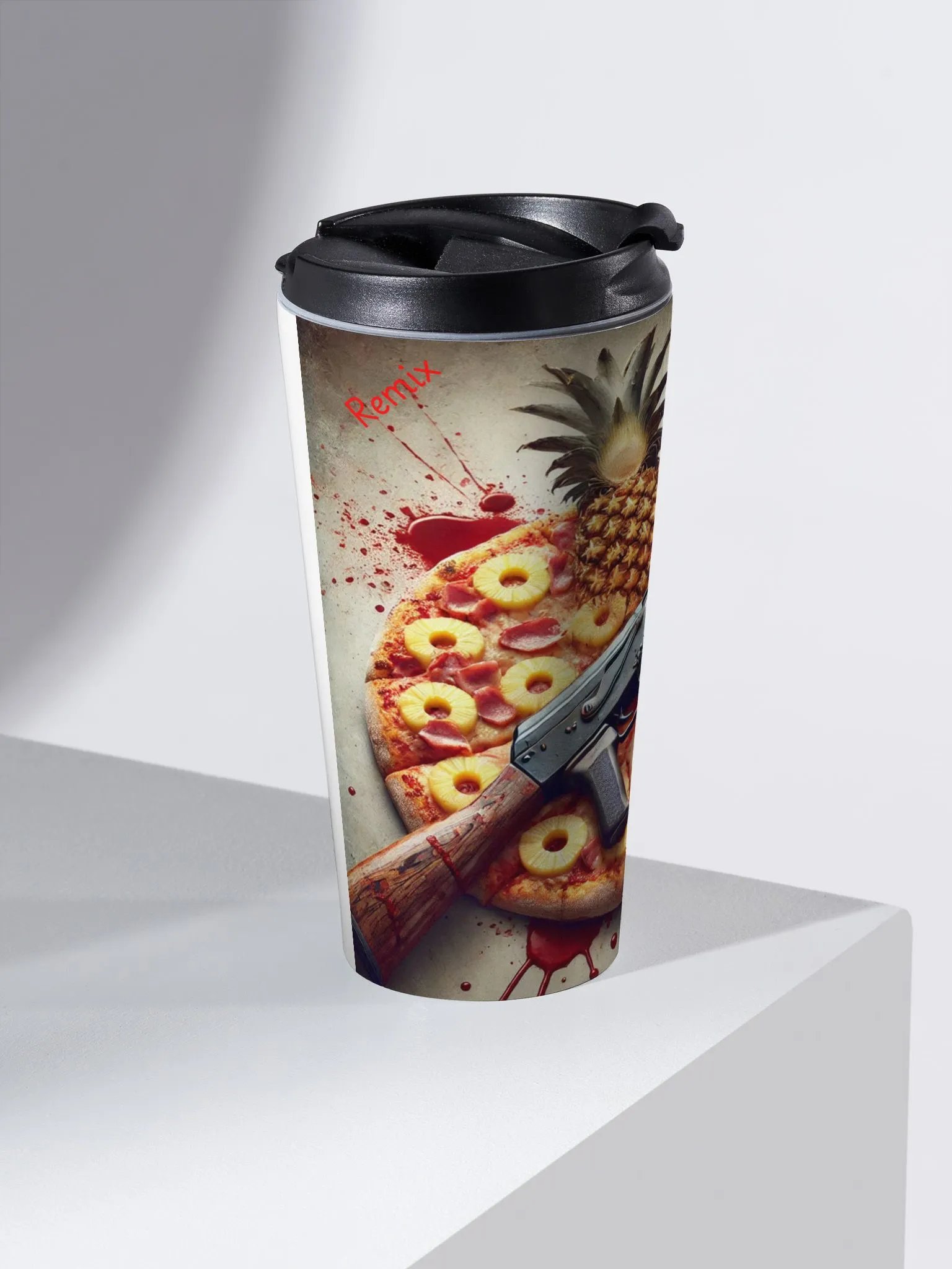 AK-47 Pizza Travel Mug product image (2)