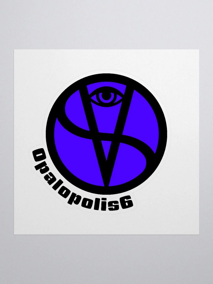 O.P. Logo w/ Name | Kiss-Cut Sticker product image (1)