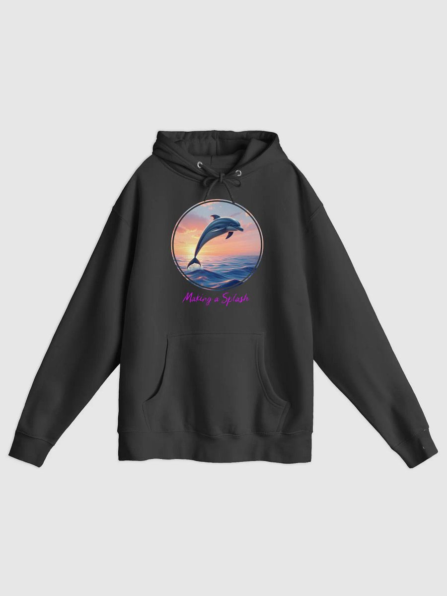 "Making a Splash" Dolphin hoodie product image (1)