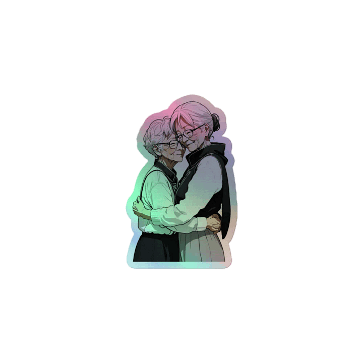 Cuddle Bugs LGBTQ+ Holo Sticker product image (1)