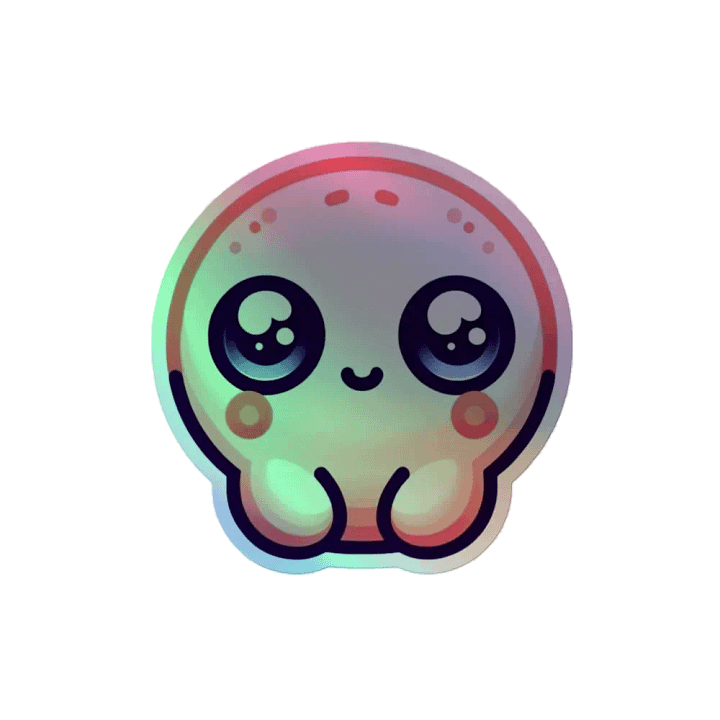 Poppy Holographic Sticker product image (2)