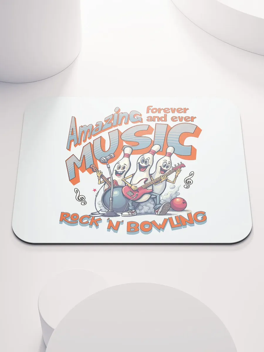 Amazing Music Rock N Bowling Mouse Pad product image (2)