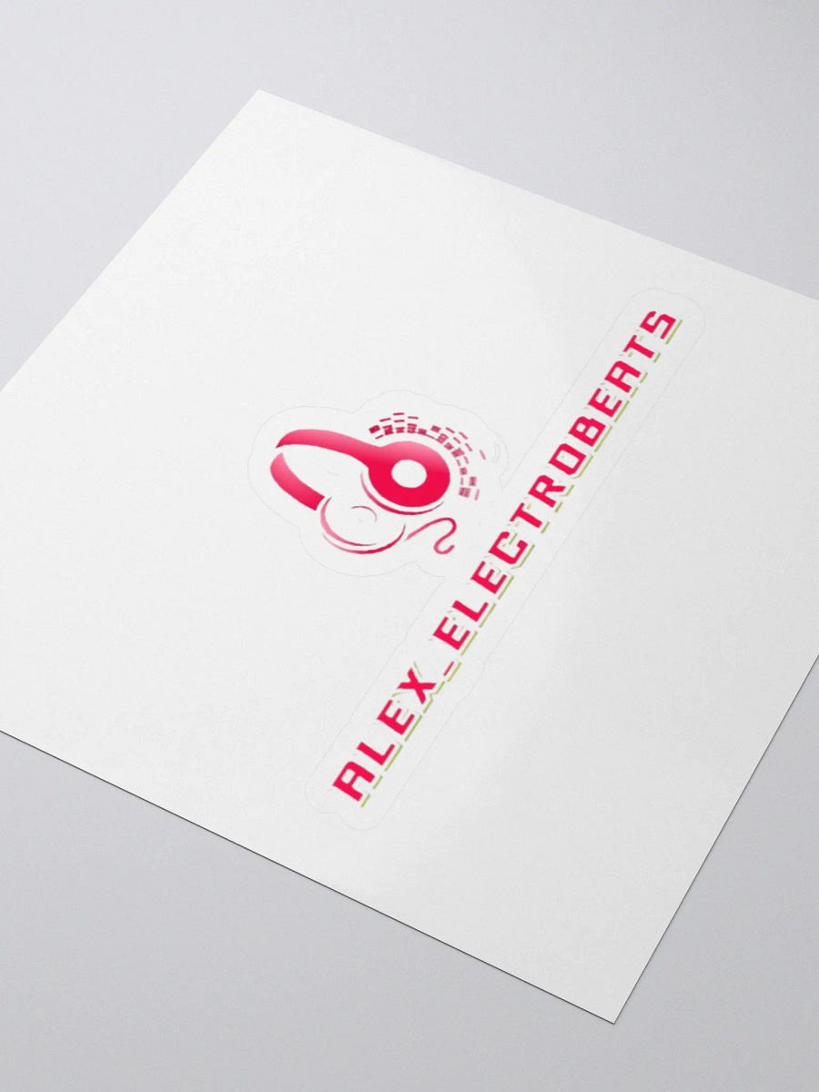 Electrify Your Space with ALEX_ELECTROBEATS Logo Stickers product image (3)