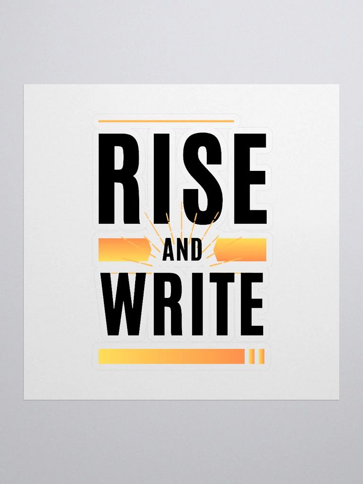 Rise and Write Stickers product image (1)