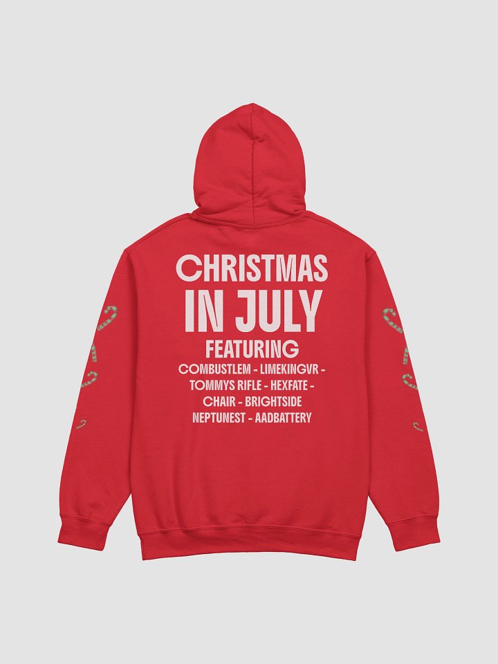Christmas in July Hoodie (Red) product image (2)