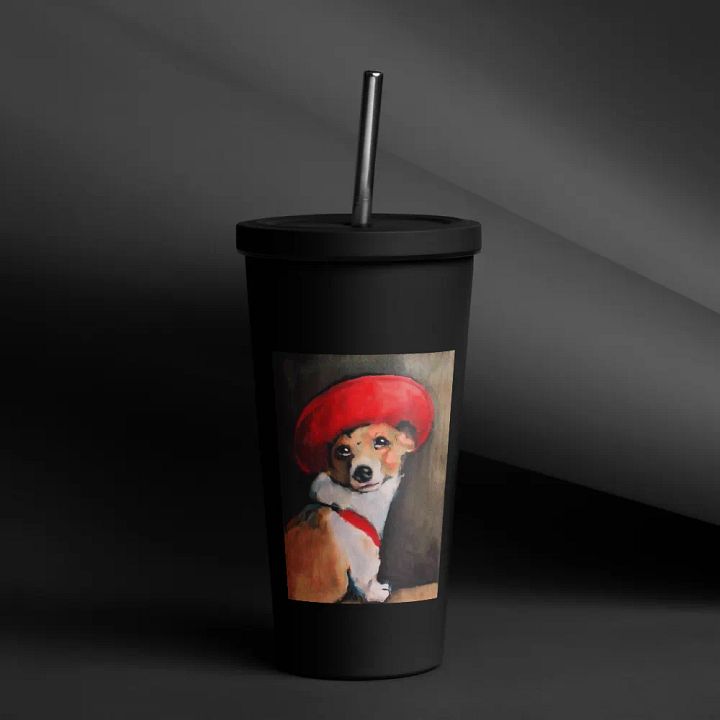 The Dog Poppy - dogPXL Artistic series Insulated Tumbler product image (1)