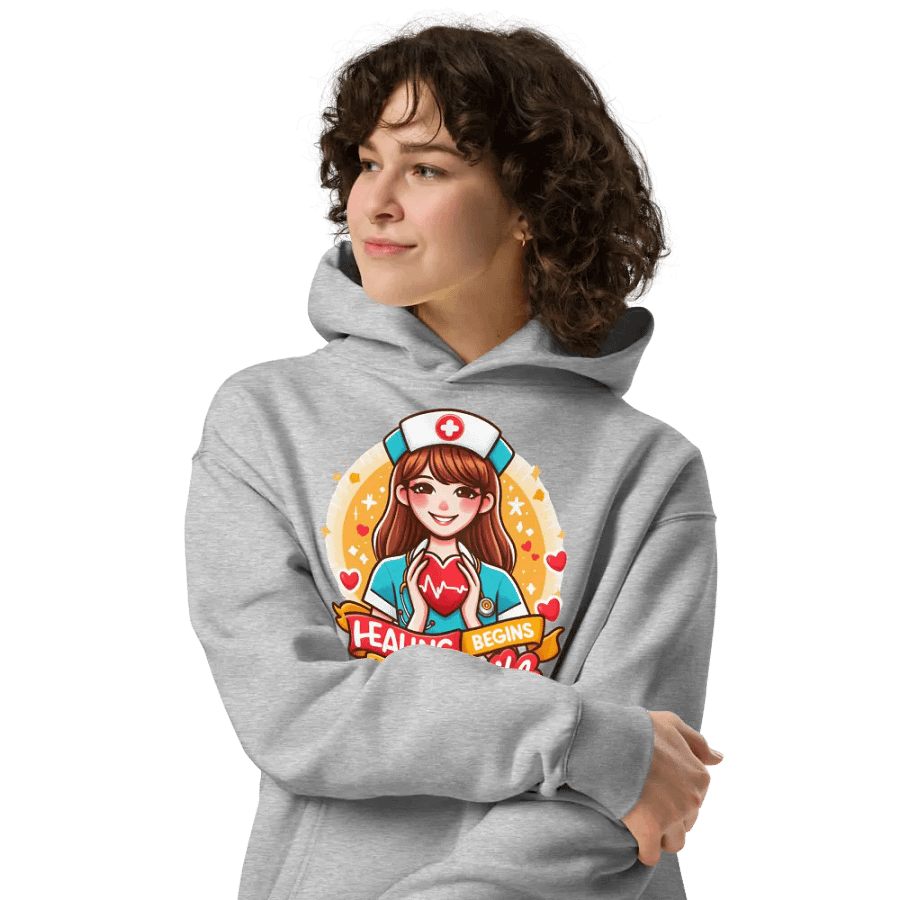 Smile of Healing Oversized Hoodie product image (34)