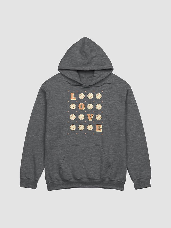 Love Baseball Grid Hoodie product image (4)