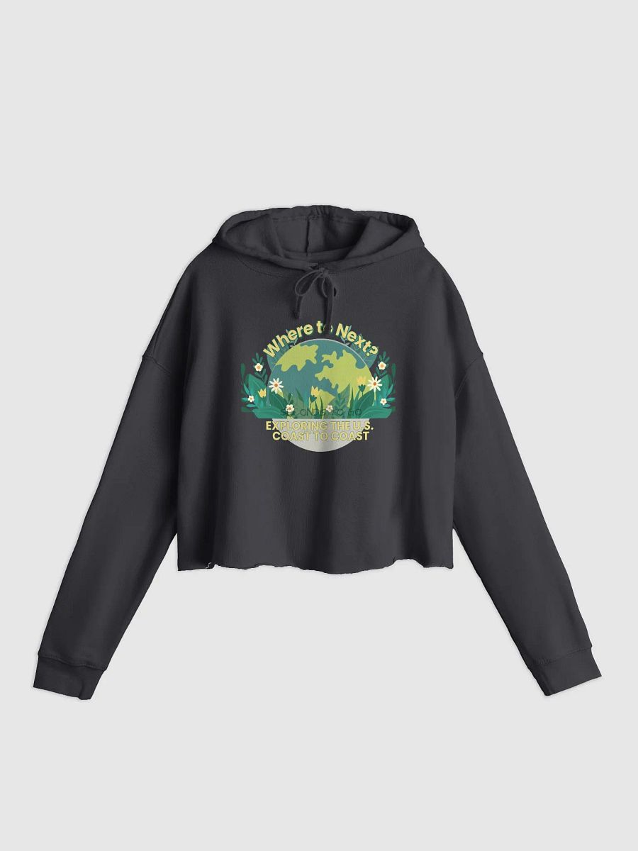Where to Next - Coast to Coast Adventure Women's Crop Hoodie product image (3)