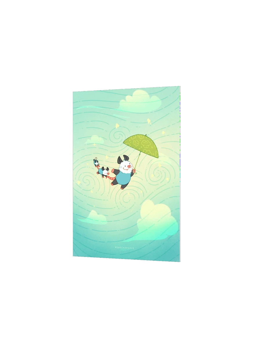 Windy Possum Print product image (3)