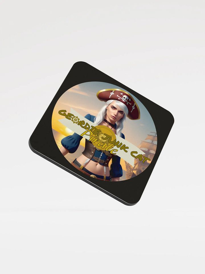 Pirate THREE Drink Coaster (3.74″x 3.74″, US and EU SHIPPING) product image (1)