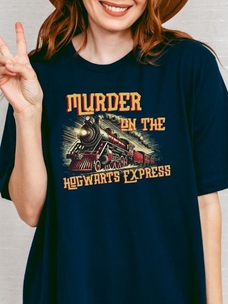 Hogwarts Express Funny Vintage Pulp Mystery Harry Potter Shirt product image (3)