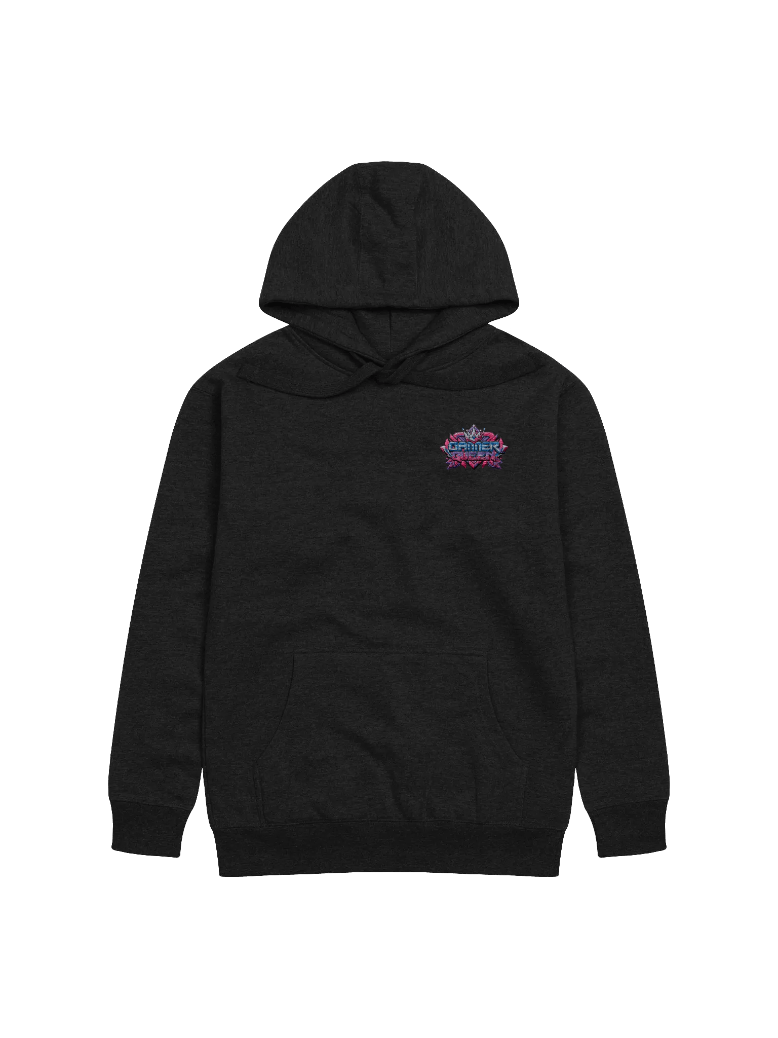 Gamer Queen Left Embroidered Hoodie product image (1)