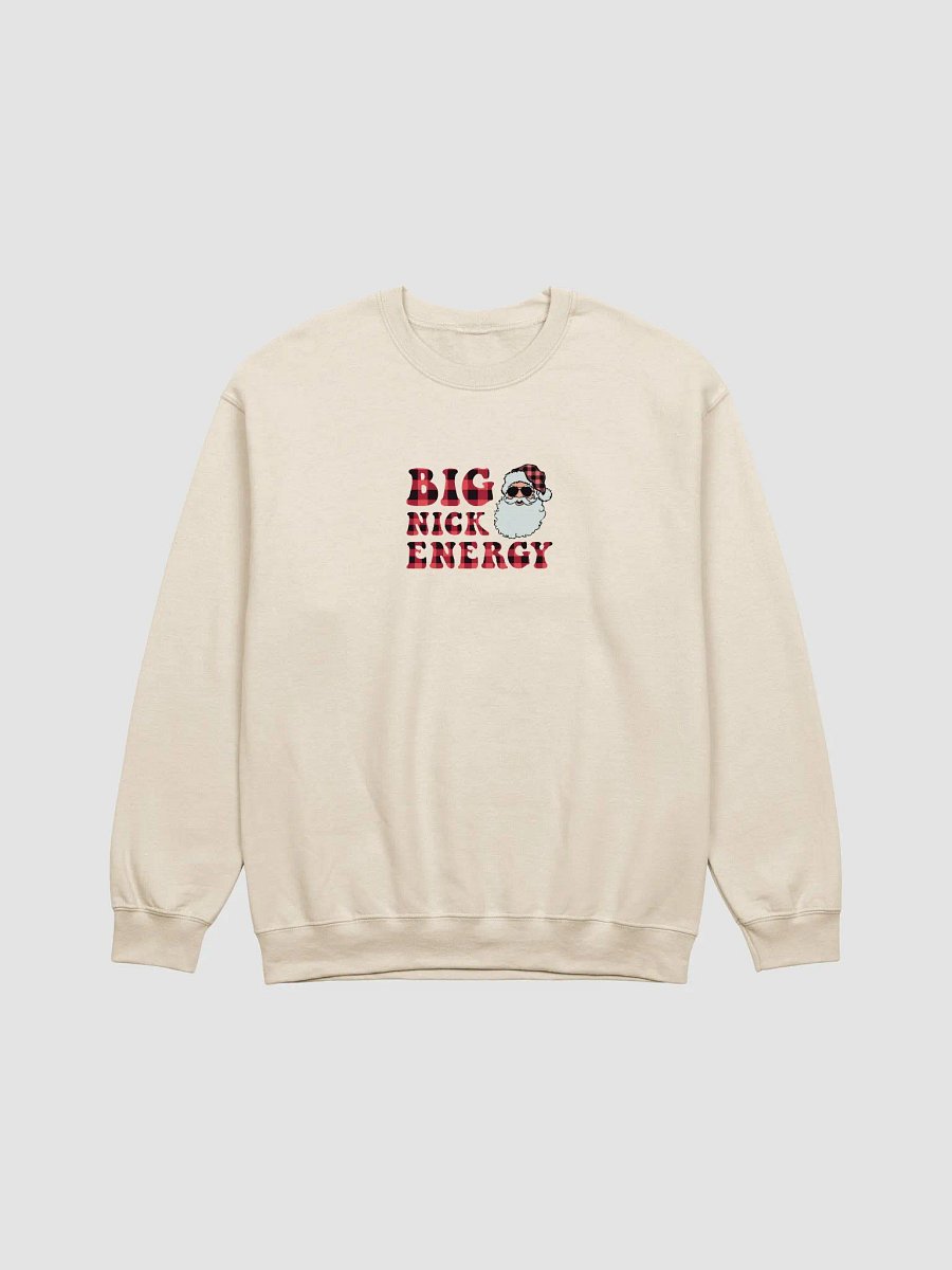 Big Nick Energy Christmas Santa Front Print Unisex Crewneck Sweatshirt product image (2)