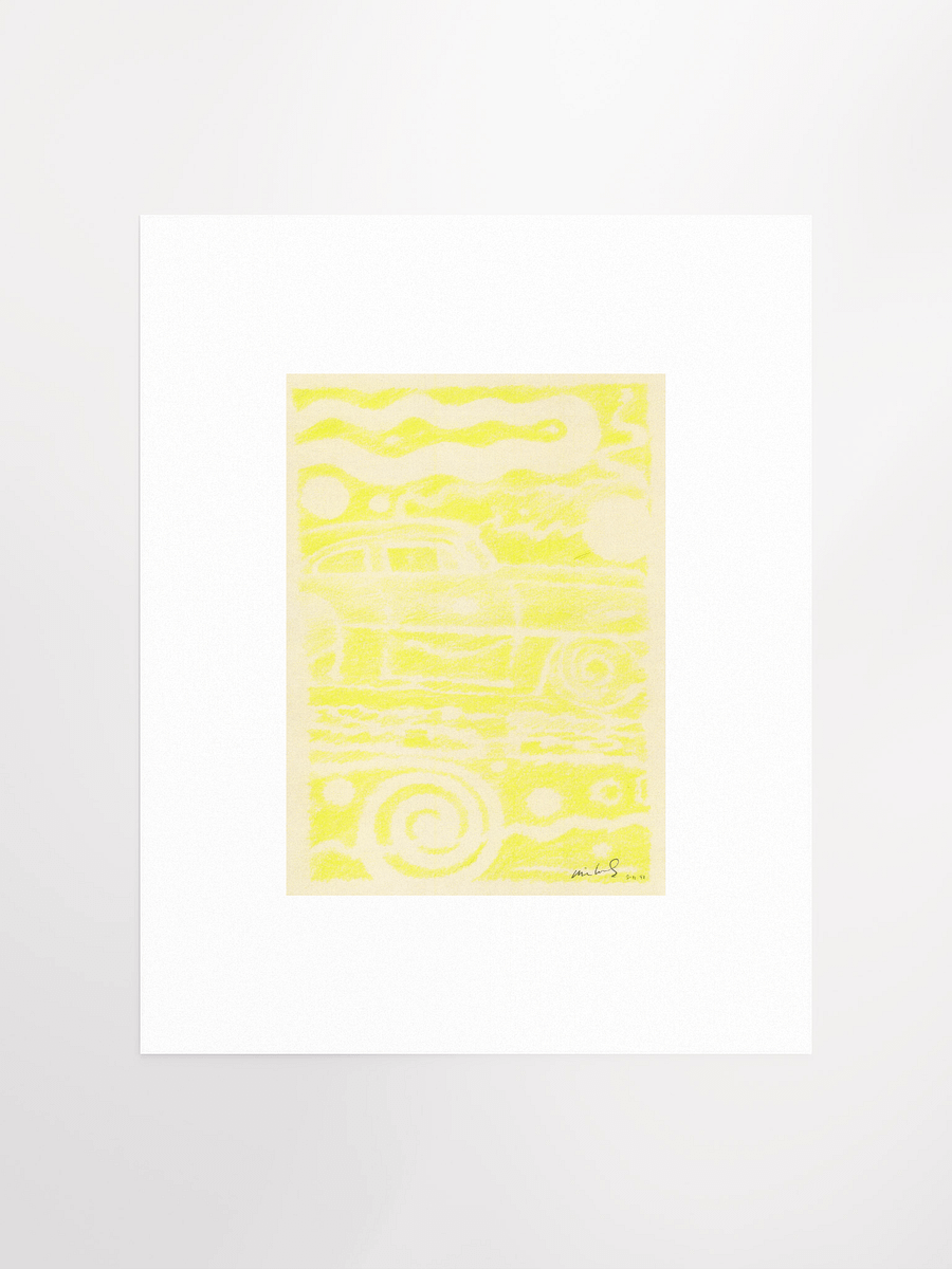 Custom Car (yellow) 5.11.91 Print product image (2)