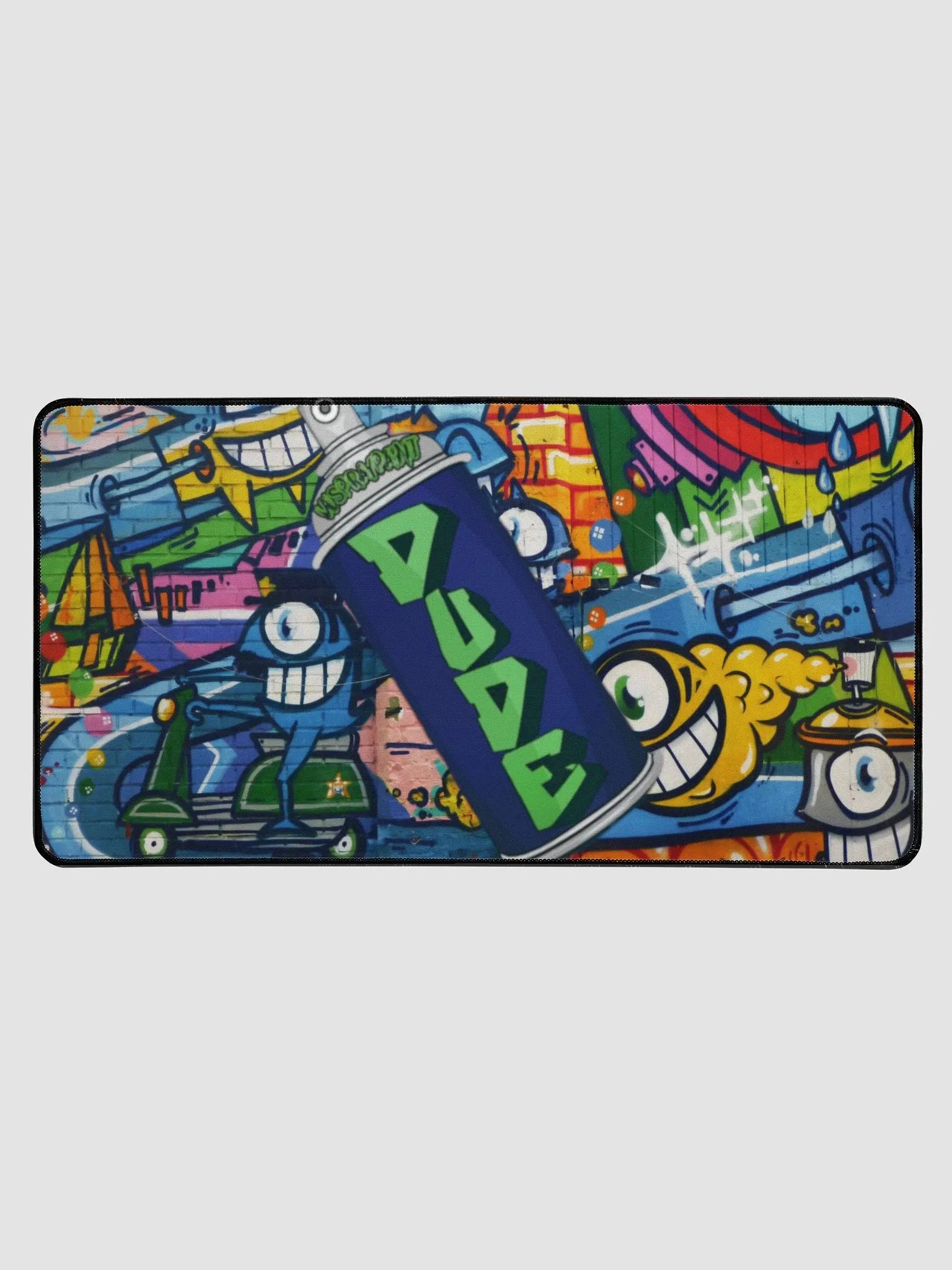 DUDEWSPRAYPAINT Desk Mat product image (1)