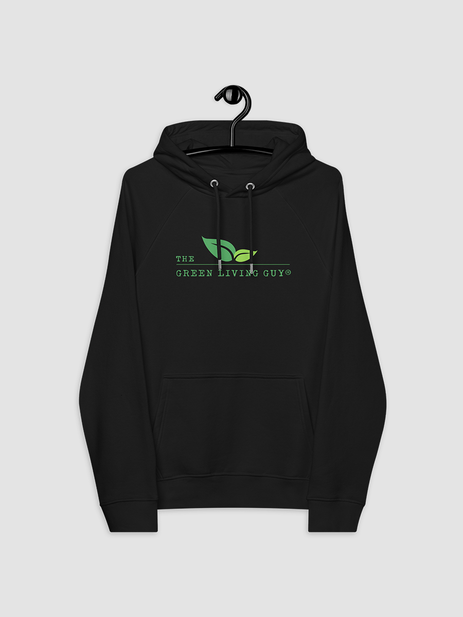 [Green Living Guy] Unisex eco raglan hoodie (DTG) product image (3)