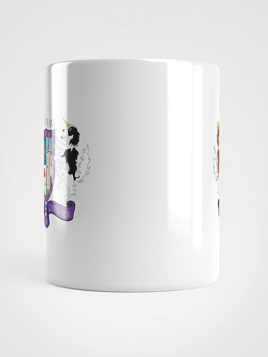 White Glossy Mug with Citadelle Coat of Arms product image (5)