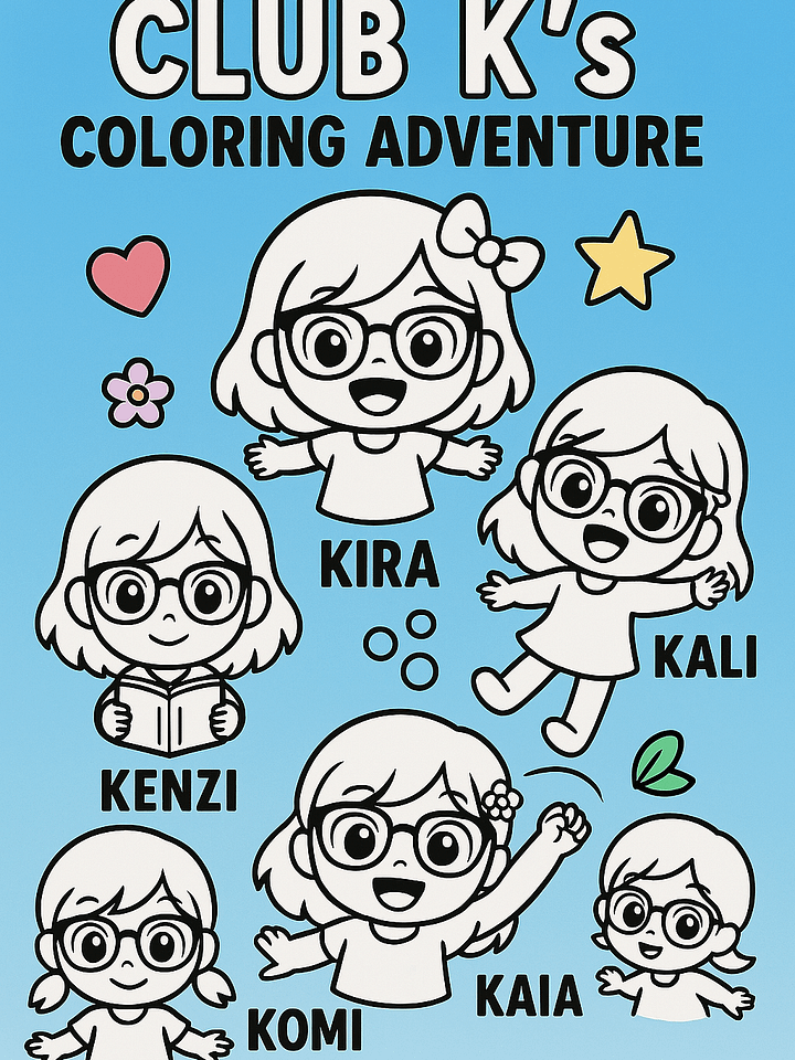 Club K Coloring Book product image (1)