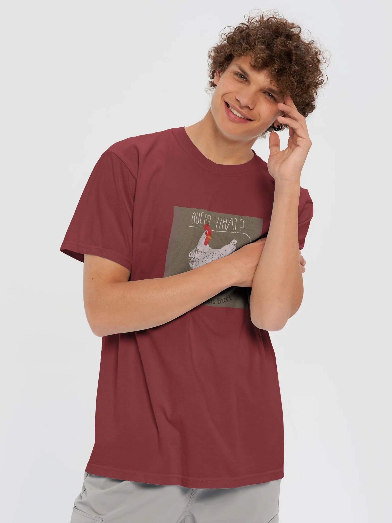 Guess What Chicken Butt T Shirt product image (37)