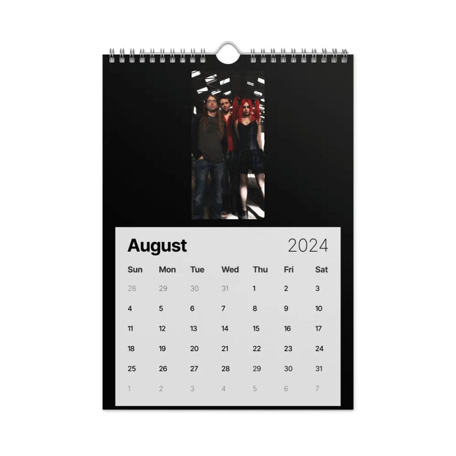 Weak Of Wanting Band 2024 Calendar product image (3)