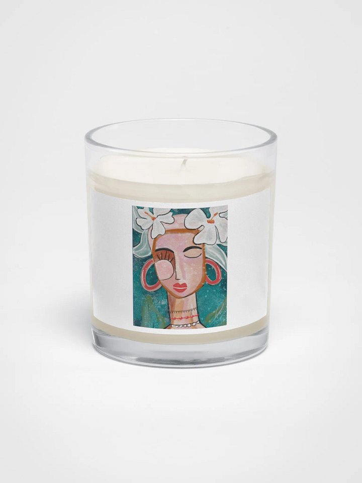 Unscented Soy Wax Candle - Flower Girl 1 (white) product image (1)