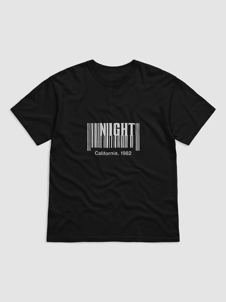 Knight '82 Barcode T-Shirt (Dark Colors) product image (4)