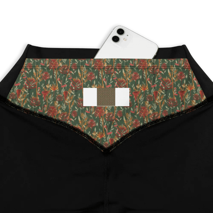 Brown All-Over Print Sports Leggings product image (1)