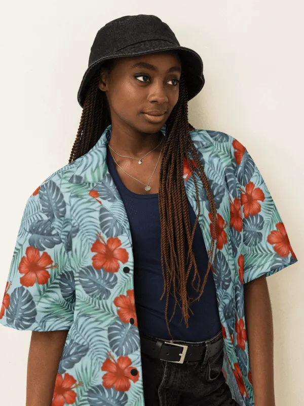 Palm Paradise | Unisex Hawaiian Shirt product image (2)