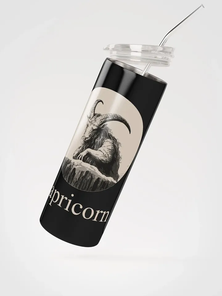 Capricorn Zodiac Stainless Steel Tumbler: Embrace Zodiac Style product image (2)