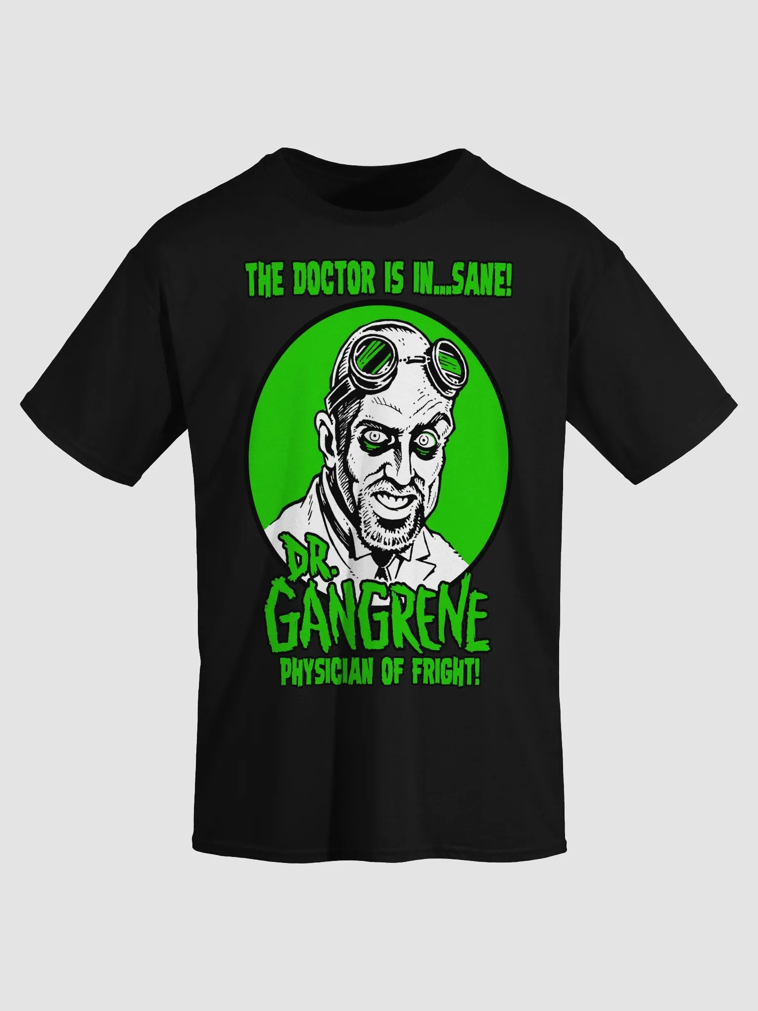 Dr. Gangrene Physician of Fright logo Tee product image (13)
