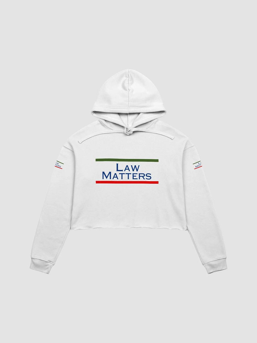 Bella+Canvas Fleece Crop Hoodie product image (1)